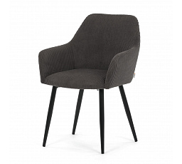 Étkezőszék, szürke, kordbársony anyag, DCH-V4009 GREY6