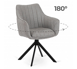 Krzesło Obrotowe MUMBAI Szare