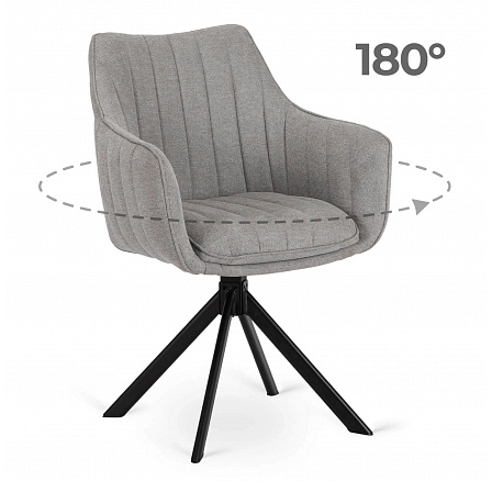 Krzesło Obrotowe MUMBAI Szare