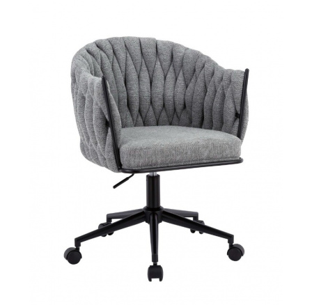 Irodai szék FB37JB, Szürke/Fekete