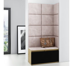 EMI 2 előszobafal, Trinity 19/Artisan + fekete