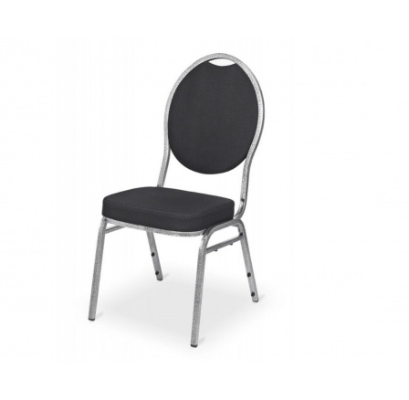 Herrmann bankett szék, fekete velúr