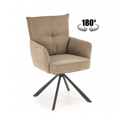 Forgó étkezőszék K528, Cappuccino/Fekete