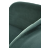 Forgó étkezőszék K535, Sötétzöld/Fekete
