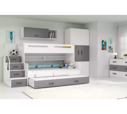 MAX 3 GRAFIT 3 OSOBOWY BEZ MATERACY 120 X 200 KPL