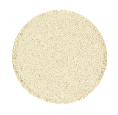 Természetes tányéralátét 38 cm boho