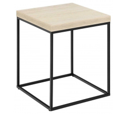 Barossa asztal 40x40cm bézs travertin