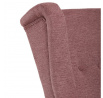Křeslo ušák, růžová látka, AK-388 PINK2