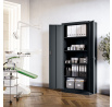 Fém szekrény JAN Compact 1750 x 800 x 400 mm, antracit