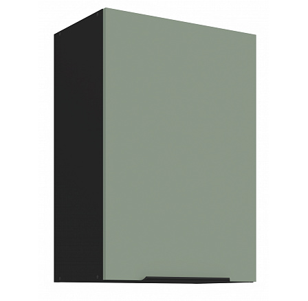 Horní skříňka ARIA - 50 G-72 1F, Černá/Aquamarine