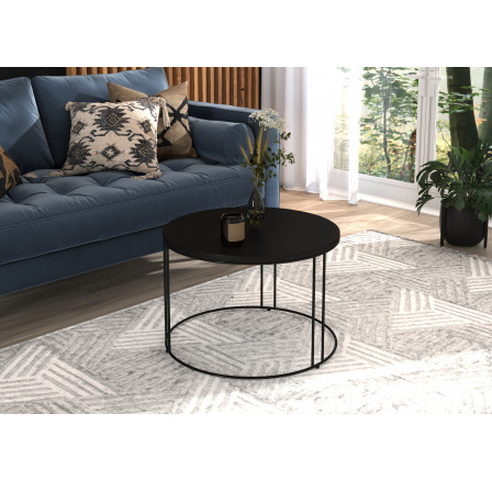 NOEL dohányzóasztal Fekete+Fekete