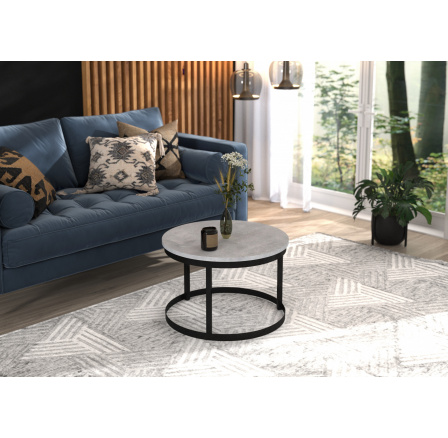 RINEN konferencia asztal, Fekete/Beton