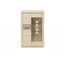 CASTEL 06/S sonoma jasna/MDF sonoma trufel - komoda