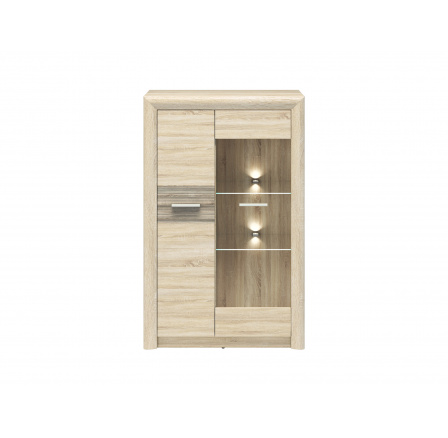 CASTEL 06/S sonoma jasna/MDF sonoma trufel - komoda