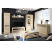 CASTEL 19 sonoma jasna/MDF sonoma trufel - biurko