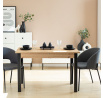 NEO 120 étkezőasztal, Artisan Tölgy/Fekete
