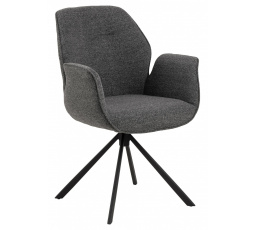 Forgószék karfákkal Aura Monza antracit