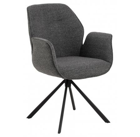 Forgószék karfákkal Aura Monza antracit