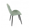 Jídelní židle, zelená, látka, CT-285 GRN2