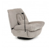 Polohovací křeslo, elektrické zabudované ovládání, béžová, látka, TV-7089 LAN2