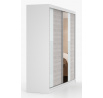 MULTI 32 gardróbszekrény - 233 cm, Fehér/Kathult