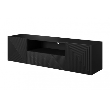 TV komoda Asha, černý mat