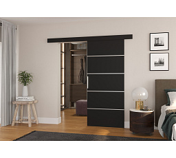 TONY 86 Fekete tolóajtó