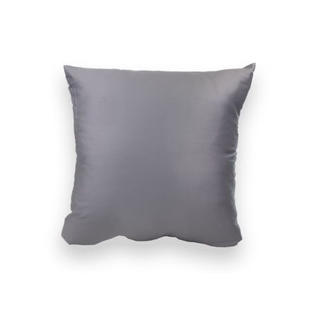 Saténový povlak na polštář antracitový 40x40
