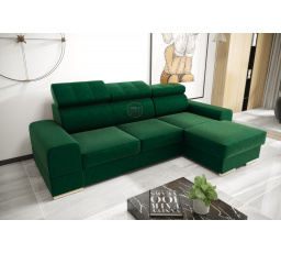 NAROŻNIK ROYAL MINI 260×160 - prawa , Odcienie zieleni