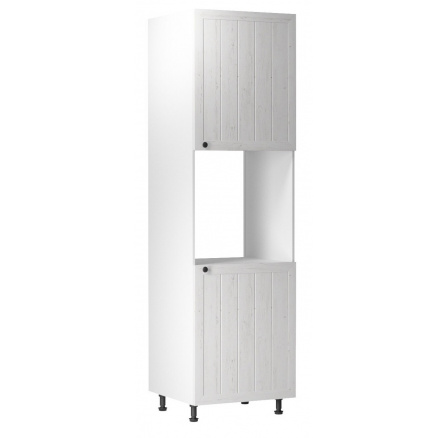 Konyhai alsó szekrény PROWANSJA D60P - Jobb, Fehér/Andersen fenyő