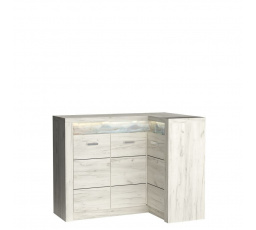 INDIANAPOLIS I15 komód, craft fehér