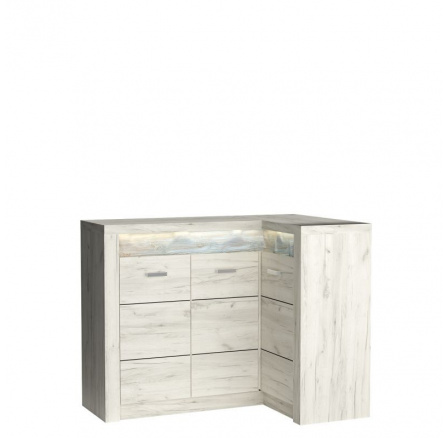 INDIANAPOLIS I15 komód, craft fehér