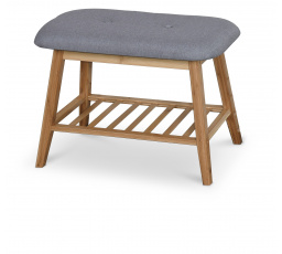 Cipőtartó ST14, bambusz/szürke