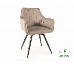 Forgó étkezőszék BALLO, Brego Bézs 34/Fekete