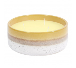 Citromfű kerámia gyertya