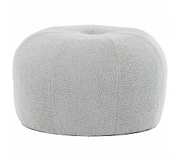 Taburet, šedá, látka bouclé, AK-307 GREY2