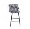 H7-FX bárszék, szürke / fekete