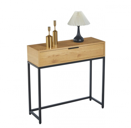 Természetes tölgy konzol KN2-FXJG