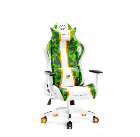 Játék szék One 2.0 Small: Craft kiadás zöld-fehér