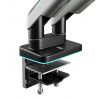 Kettős monitor tartó 49 hüvelyk, szürke-fekete RGB X-Arm Dual