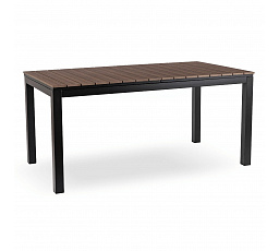 Stół Ogrodowy ARGOS 160-210 cm Orzech/Czarny