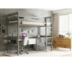 Patrová dětská postel ANTRESOLA, Antracit