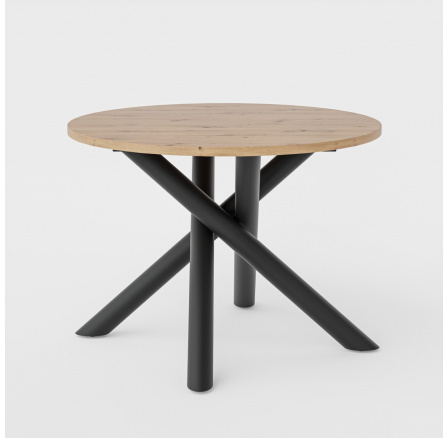 Jídelní stůl Osman kulatý dub artisan