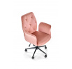 TULIP irodai szék, rózsaszín bársony
