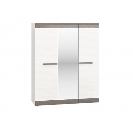 BLANCO 27 sosna śnieżna/MDF new grey - szafa