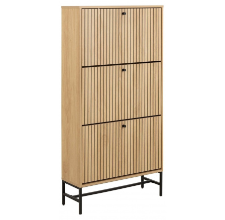 Albany cipősszekrény 3 előlap természetes tölgy