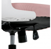 Kancelářská židle, houpací mechanismus, růžová síťovina, KA-C807 PINK