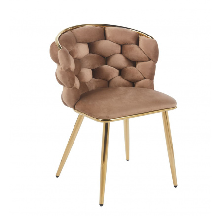 Velvet cappuccino szék K47-FXJG G