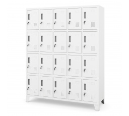 Fehér fém öltözőszekrény BHP: ROBERT 1360 x 1720 x 450 mm