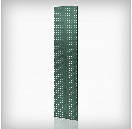 Perforált zöld polc tábla: JOHNNY, 2 darab, 1800 x 20 x 420 mm